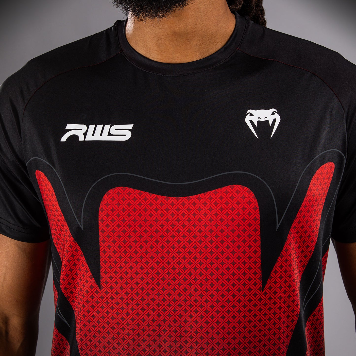 Venum x RWS 2.0 Men’s Dry-Tech T-shirt – Zwart/Rood