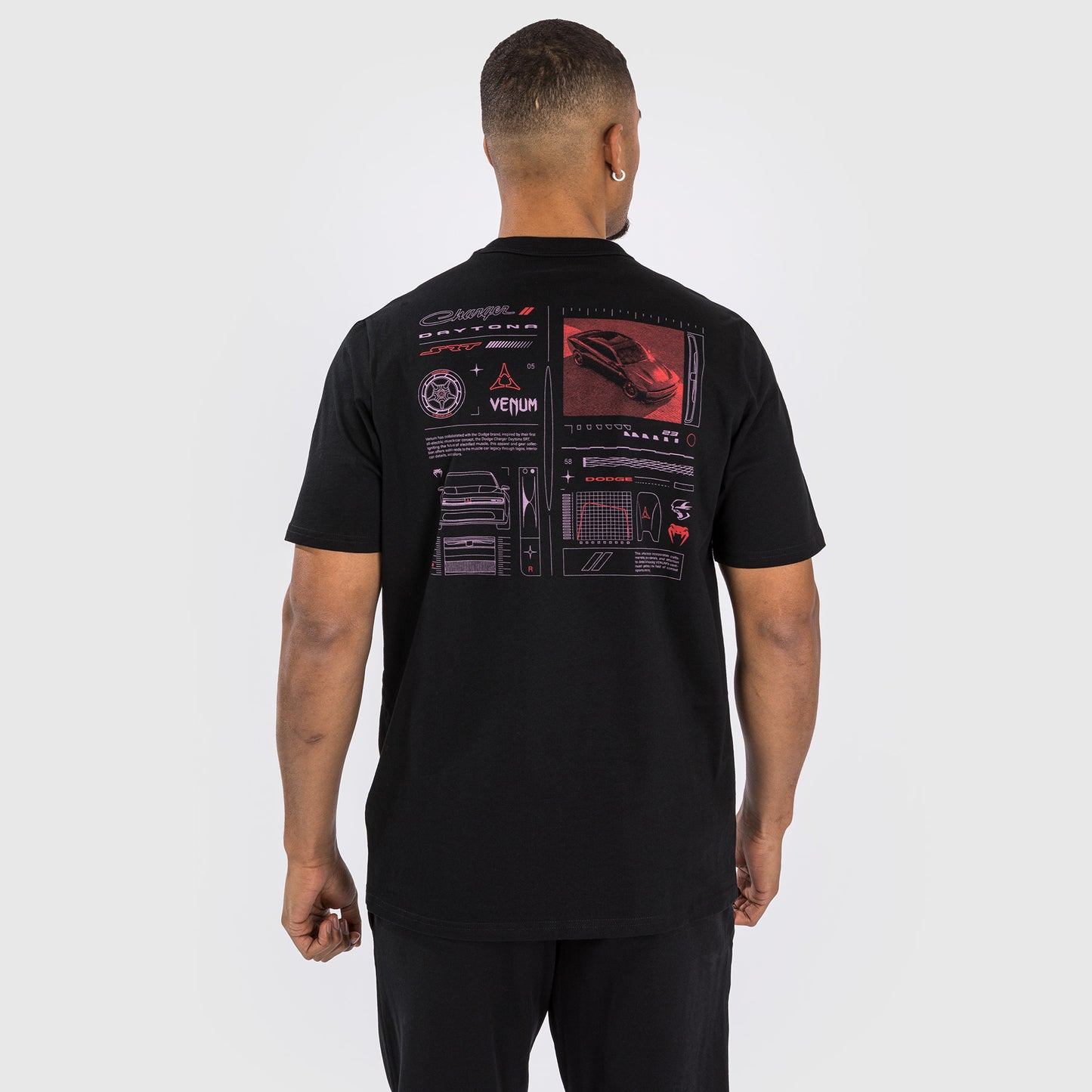 Venum x Dodge Banshee Heren T-shirt - Zwart