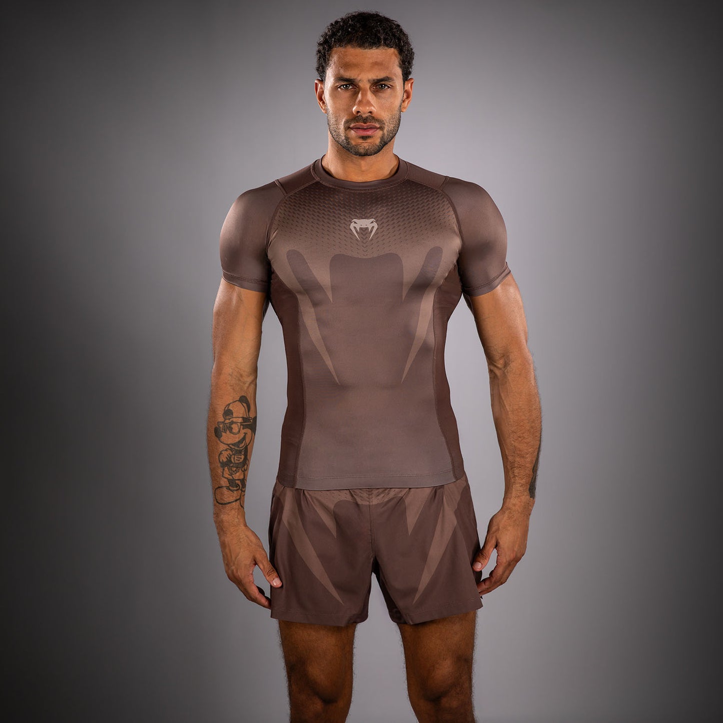 Venum No Gi Rashguards - Chocoladebruin