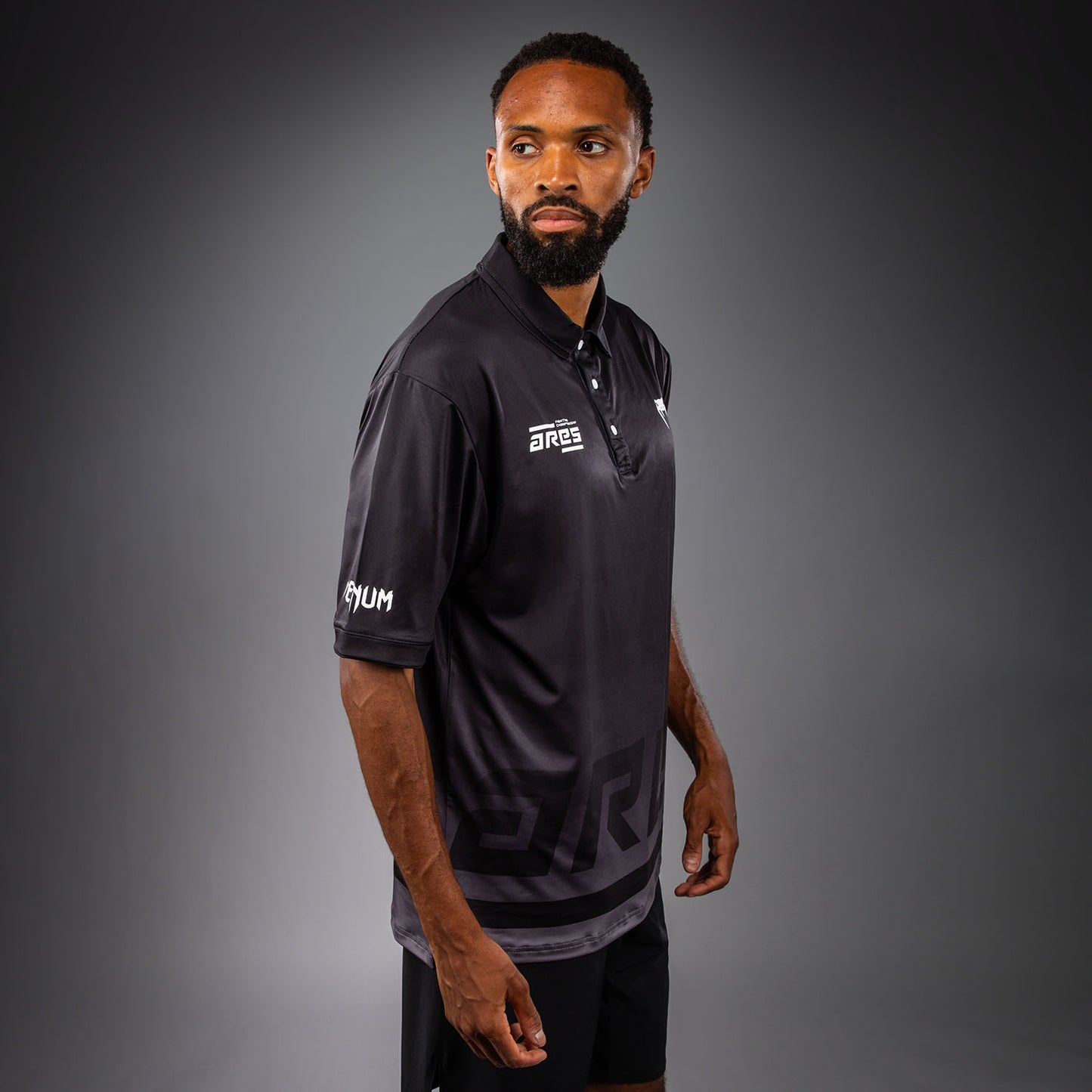 Venum x Ares Polo - Zwart