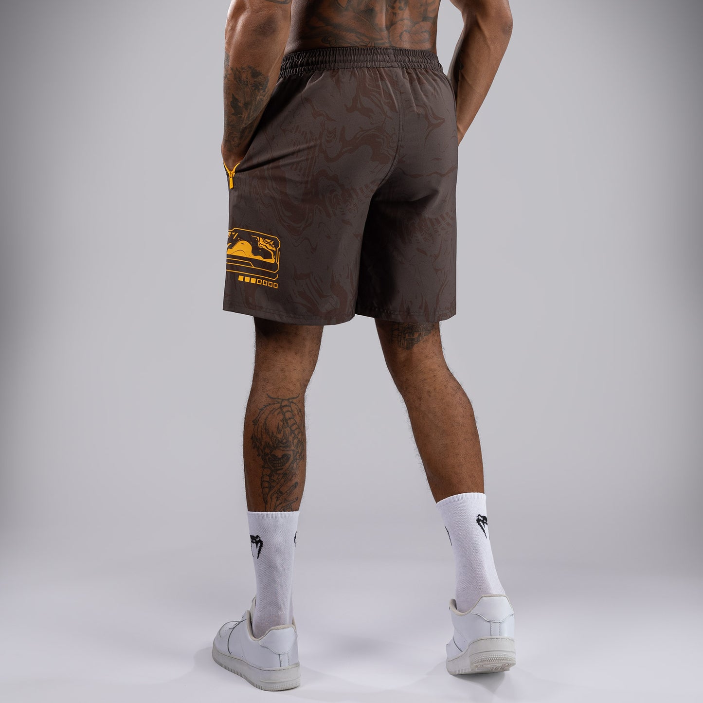 UFC Fusion by Venum Fight Week Performance Shorts voor Heren - Earthen Brown