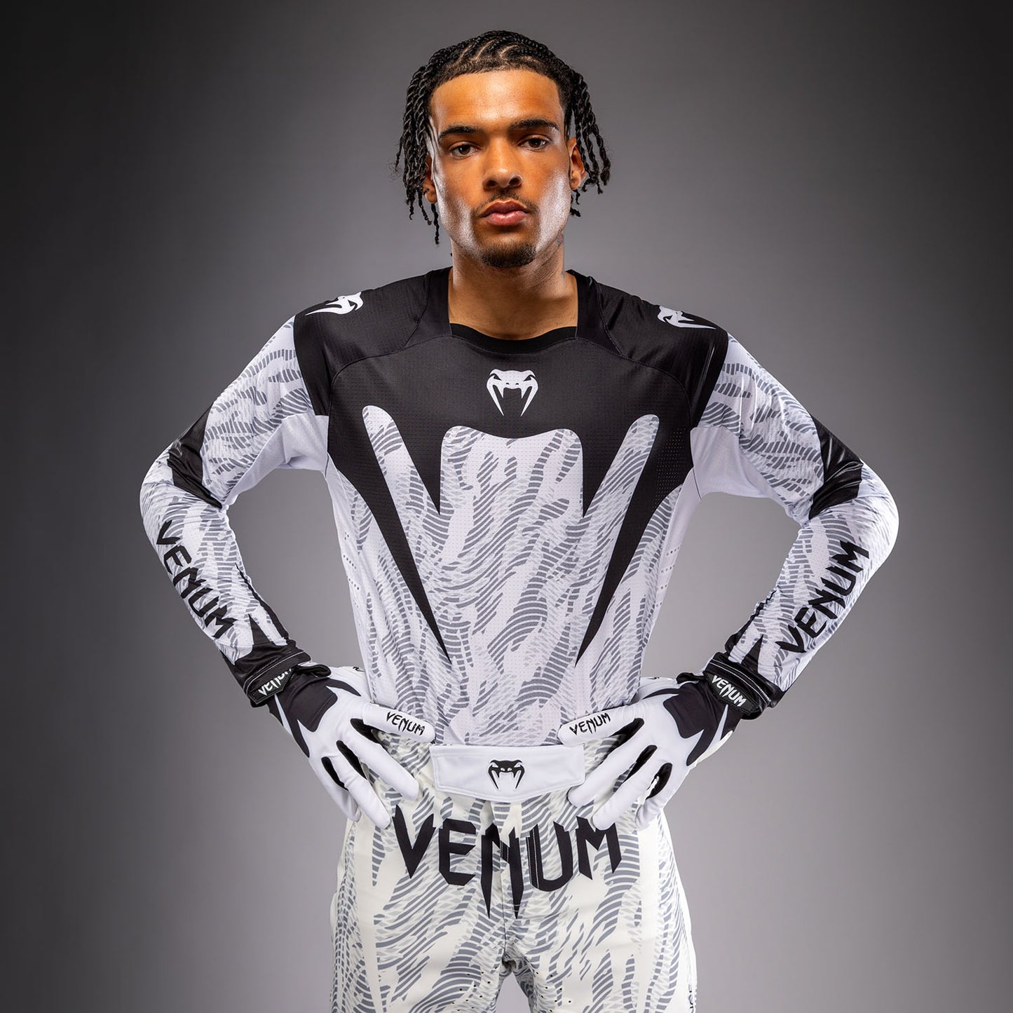 Venum MX Elite Motorsportsshirt - Wit