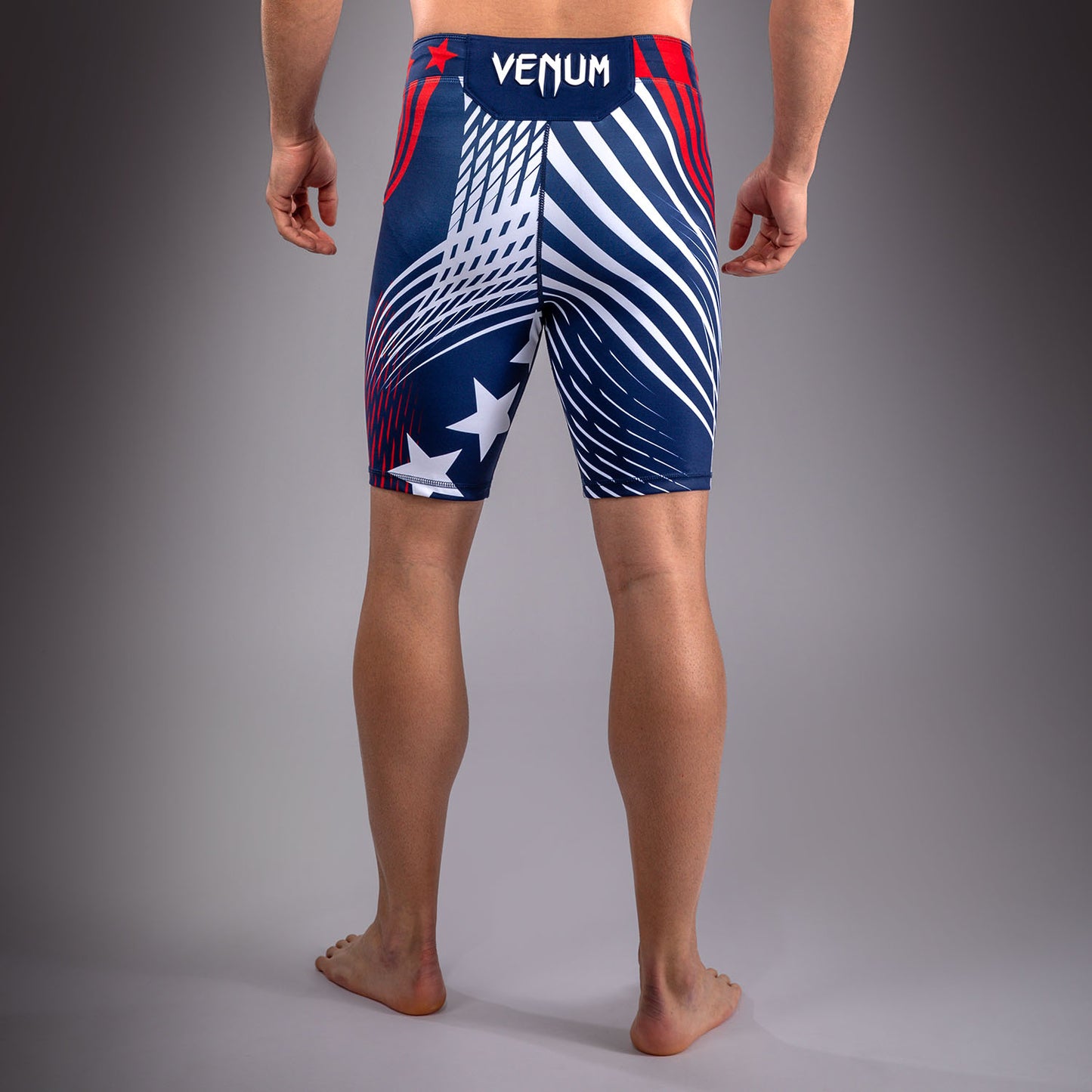 Official UFC Freedom 250 by Venum Authentic Fight Night Vale Tudo Shorts voor heren - Blauw