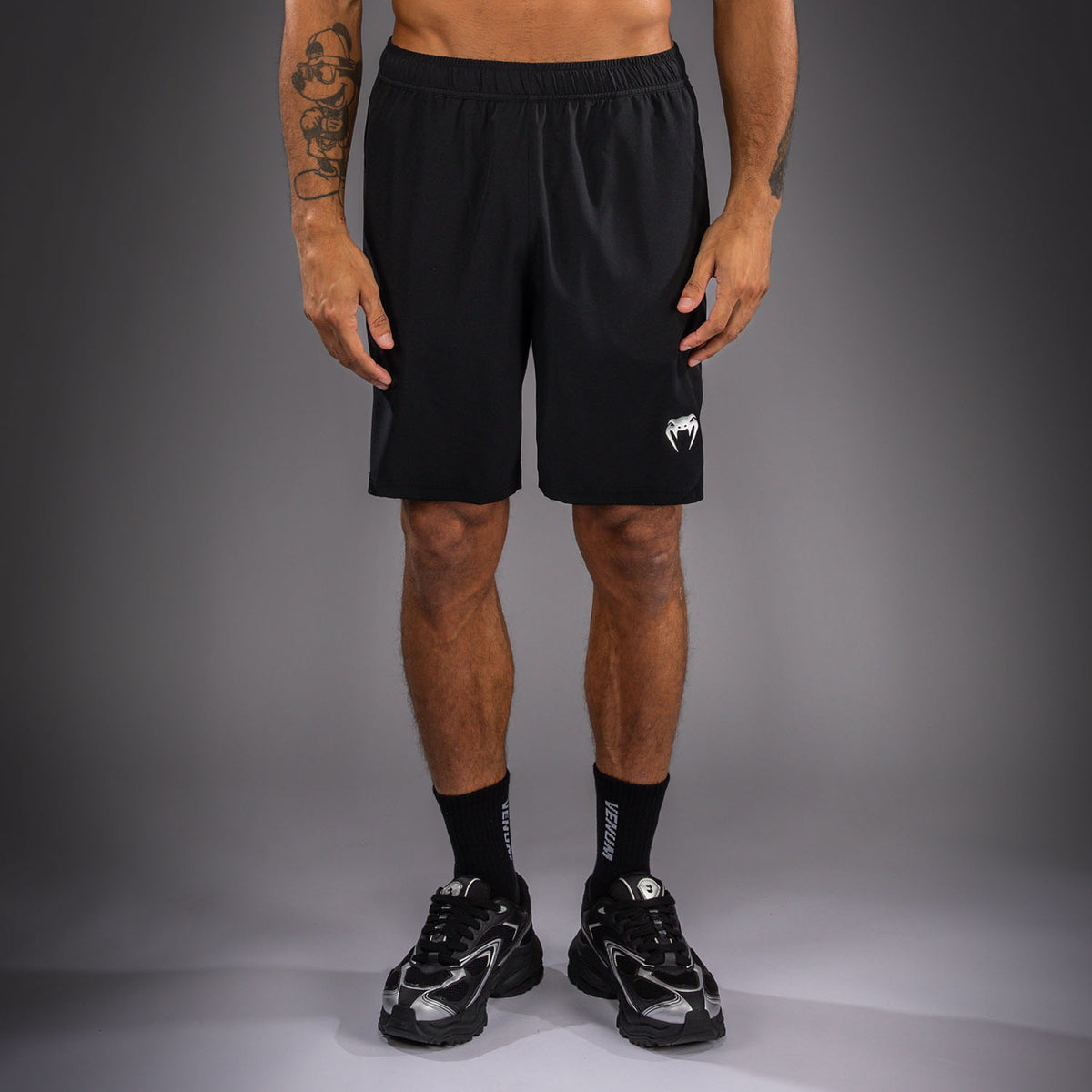 Venum Contender trainingsshort - Zwart/Zilver