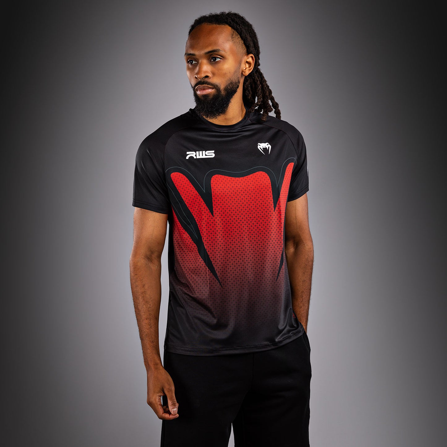 Venum x RWS 2.0 Men’s Dry-Tech T-shirt – Zwart/Rood