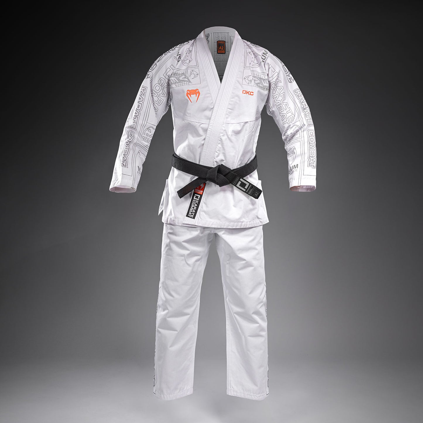 Karate Combat by Venum BJJ Gi – Wit/Grijs