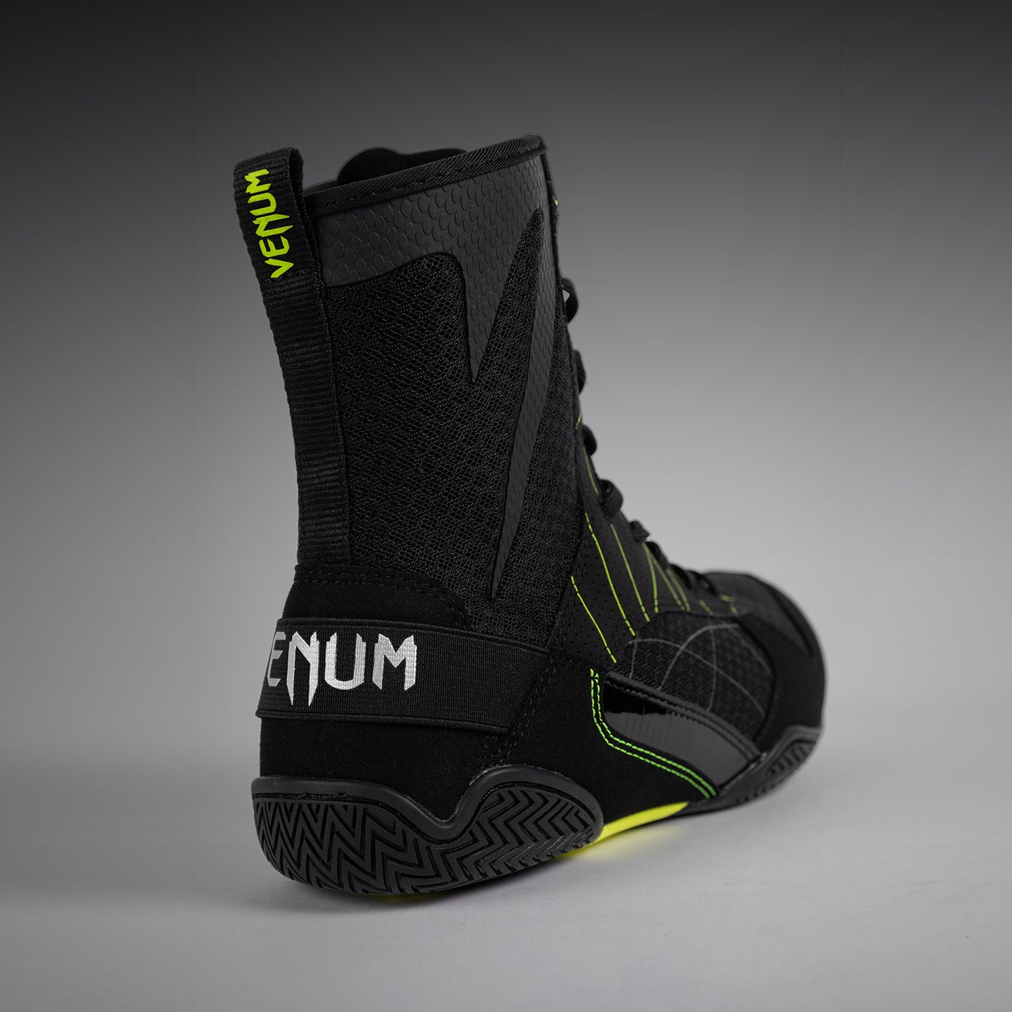 Venum Training Camp 4.0 Elite Boksschoenen - Zwart/Neon Groen
