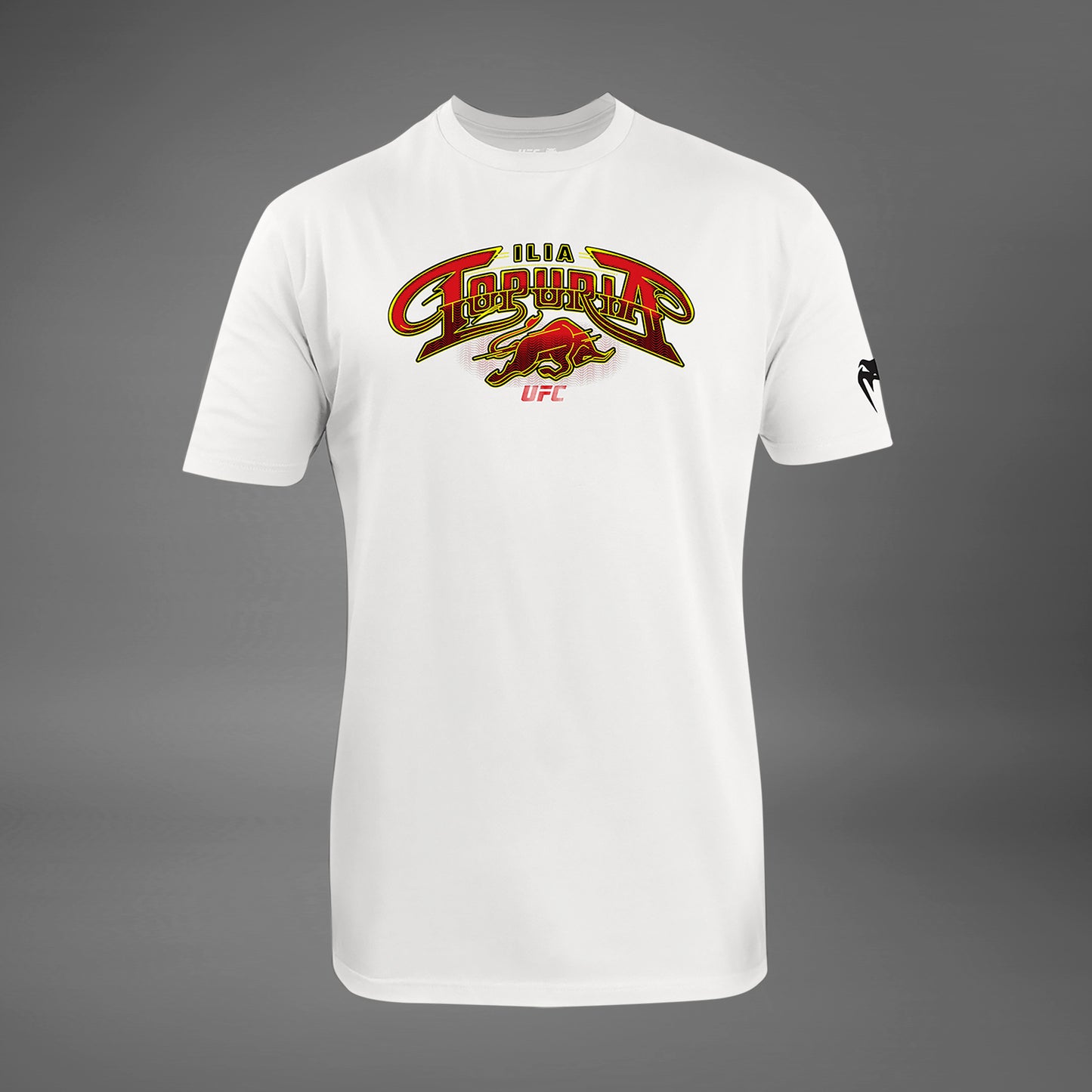 UFC Unrivaled by Venum Ilia Topuria Mannen T-Shirt - Wit