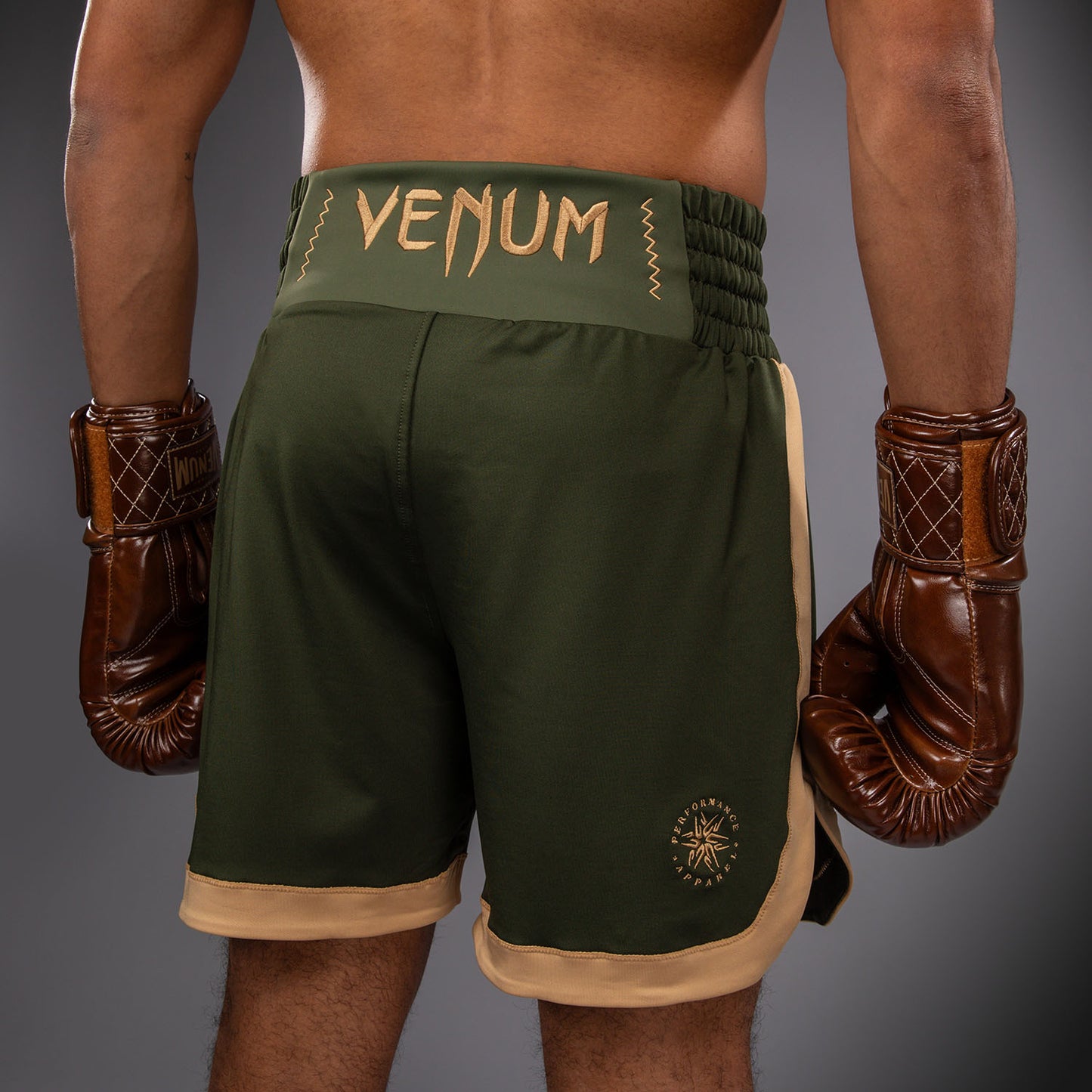 Venum Classic Boksshort - Legergroen/Zand