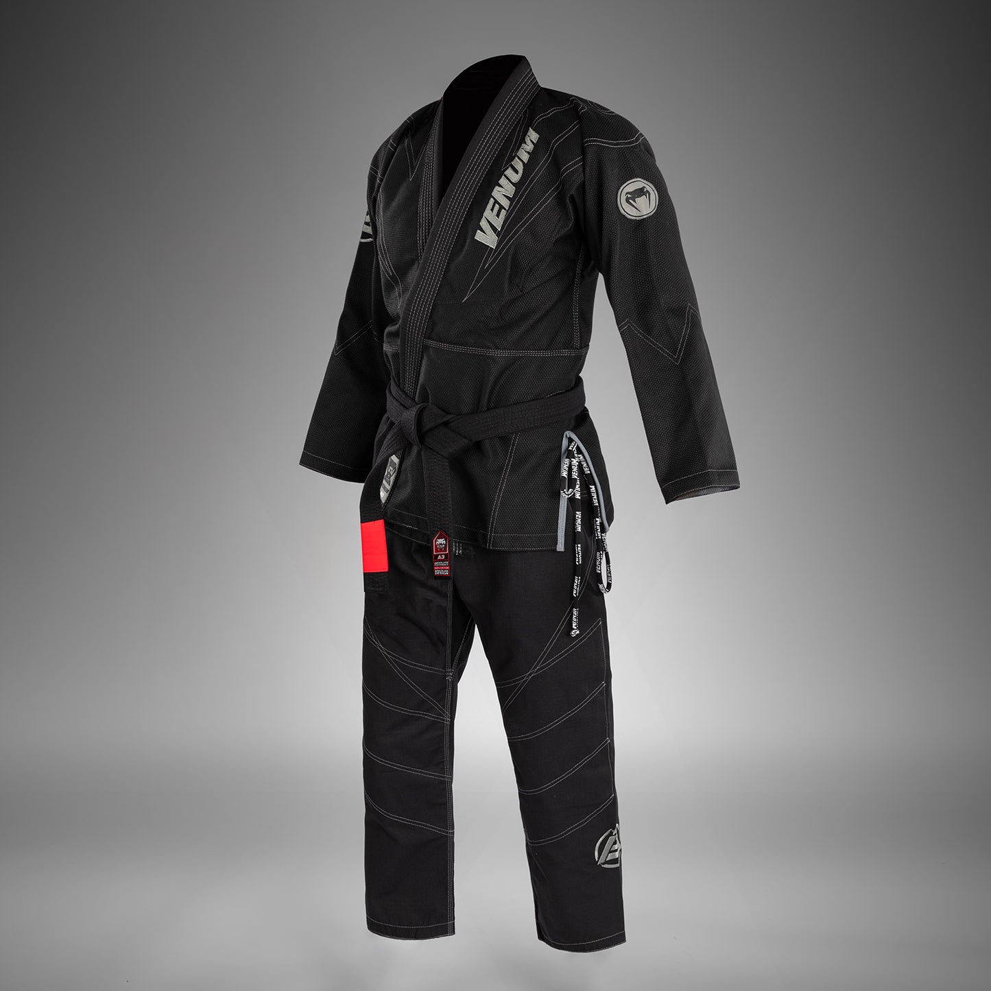 Venum x Polaris BJJ Gi - Zwart/Stormgrijs