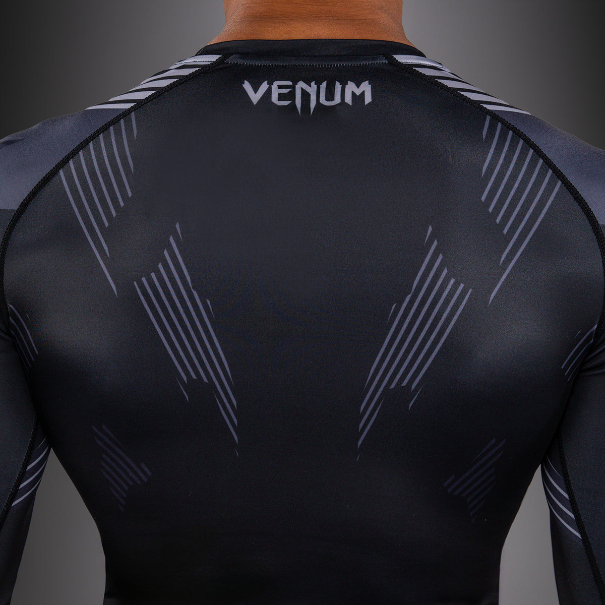 Venum No-Gi 6.0 Rashguard met lange mouwen - Zwart/Grijs