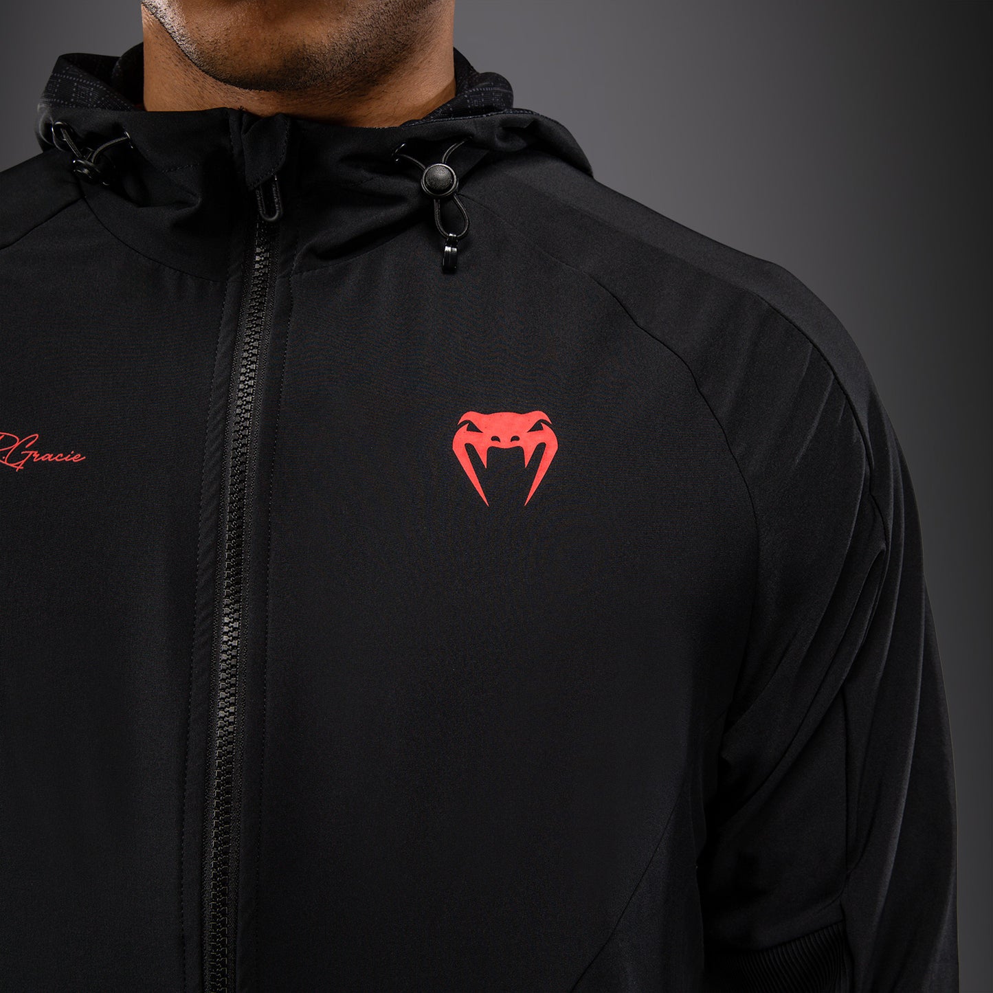Venum x Roger Gracie Signature Jas - Zwart/Rood