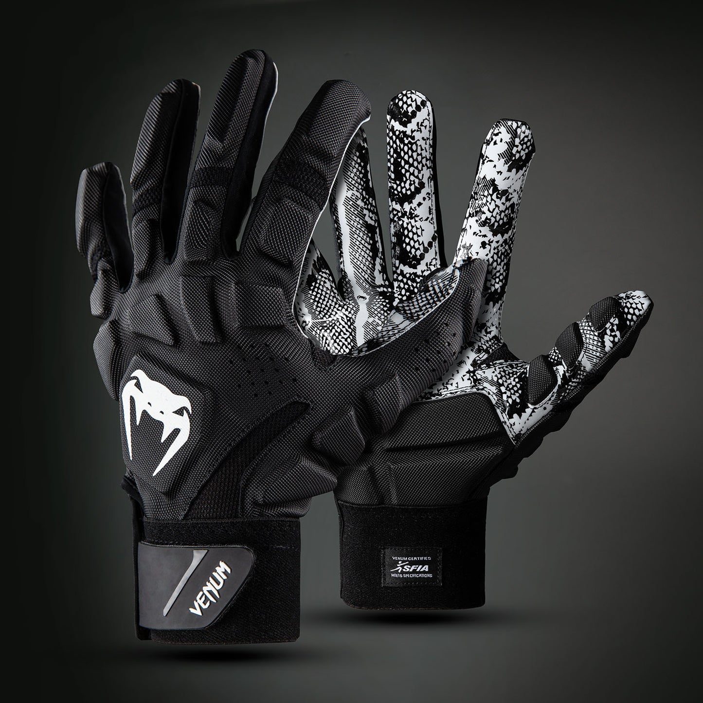Venum Elite XTP Voetbalhandschoenen - Zwart/Wit