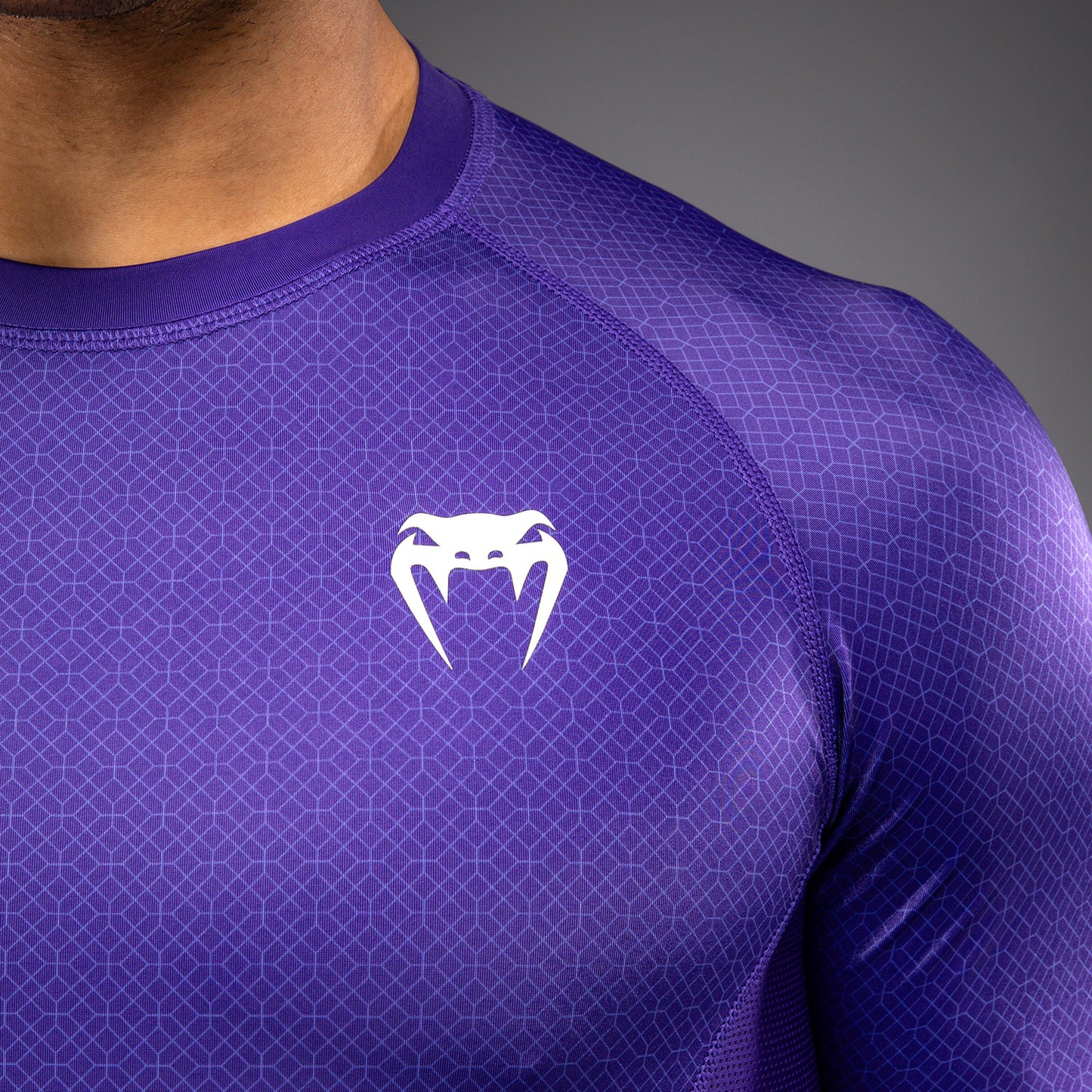 Venum x Roger Gracie Academy Rashguard met korte mouwen - Paars
