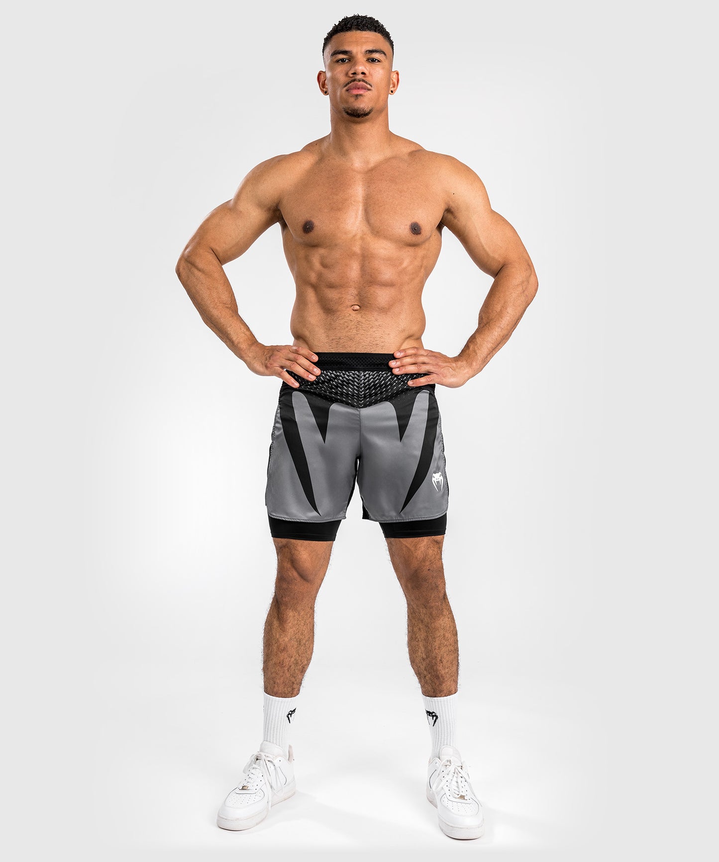 Venum Attack Heren Fight Shorts - Zwart