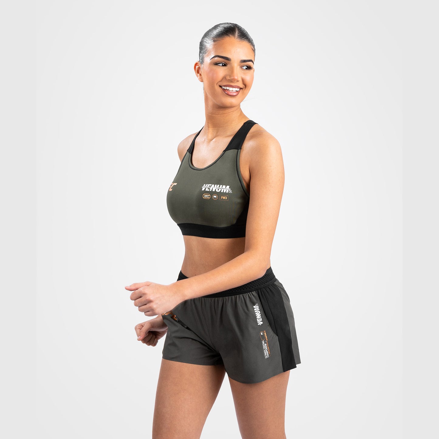 UFC Adrenaline by Venum Fight Week Women's Performance Short - Khaki