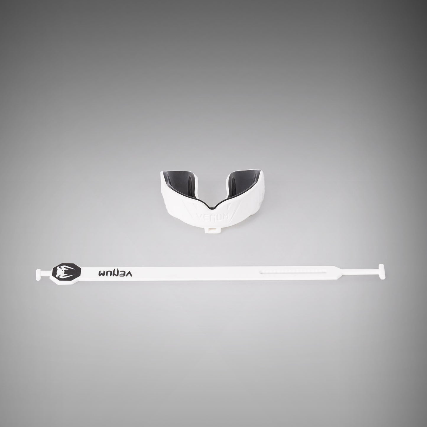 Venum Challenger Bitbeschermer met band/zonder band - Wit/Zwart
