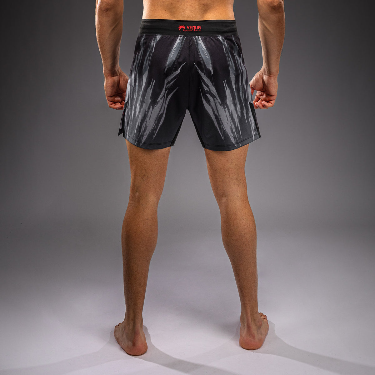 Venum Demon Fightshort - Zwart/Grijs