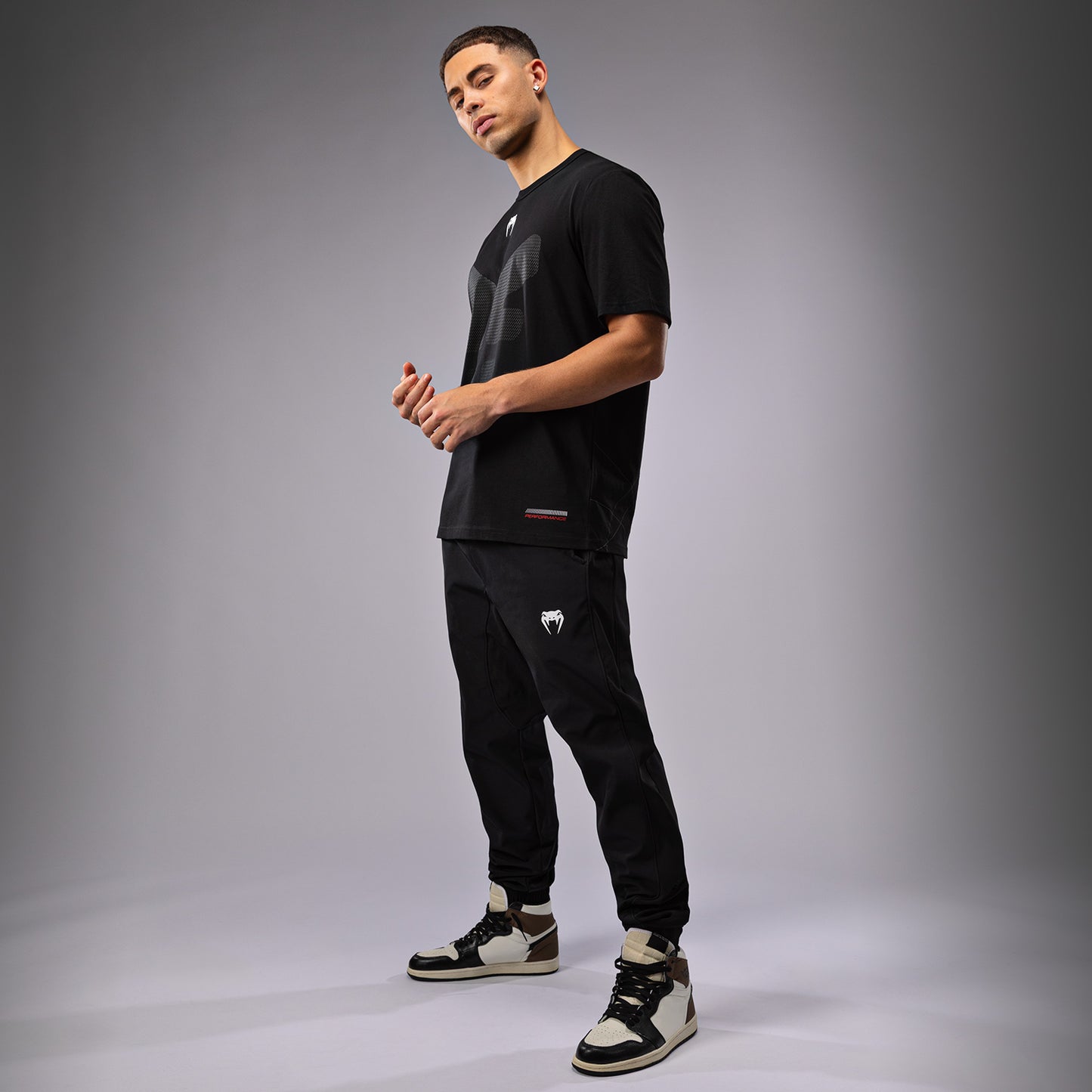 Venum Tactical XT T-shirt - zwart / vuurrood