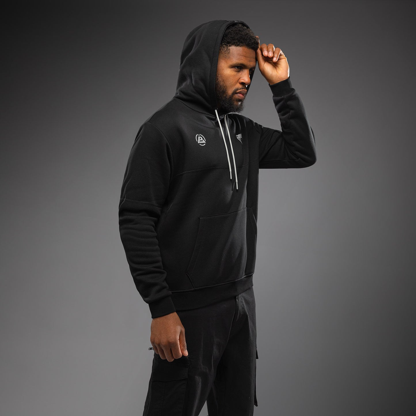Venum x Polaris Hoodie - Zwart/Storm Grijs