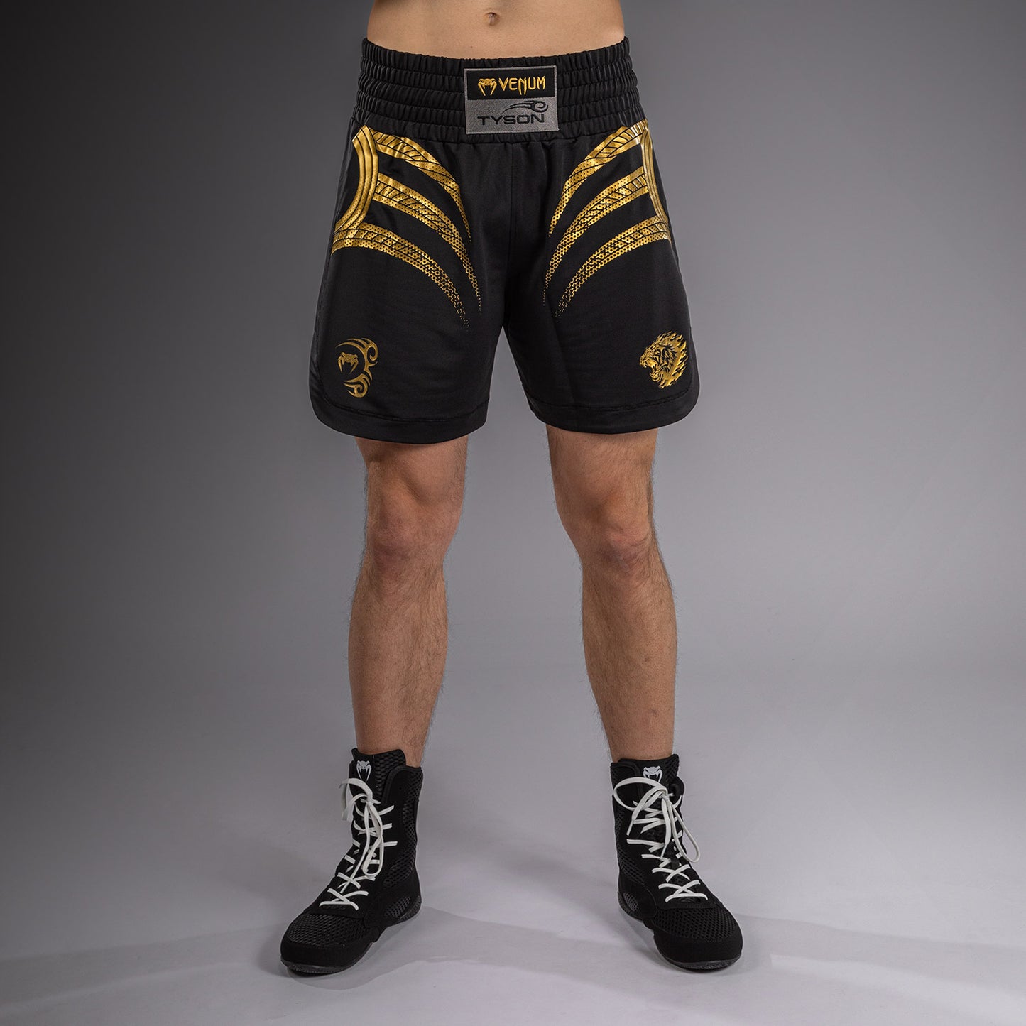 Venum x Mike Tyson Tiger Boksshort - Zwart/Goud