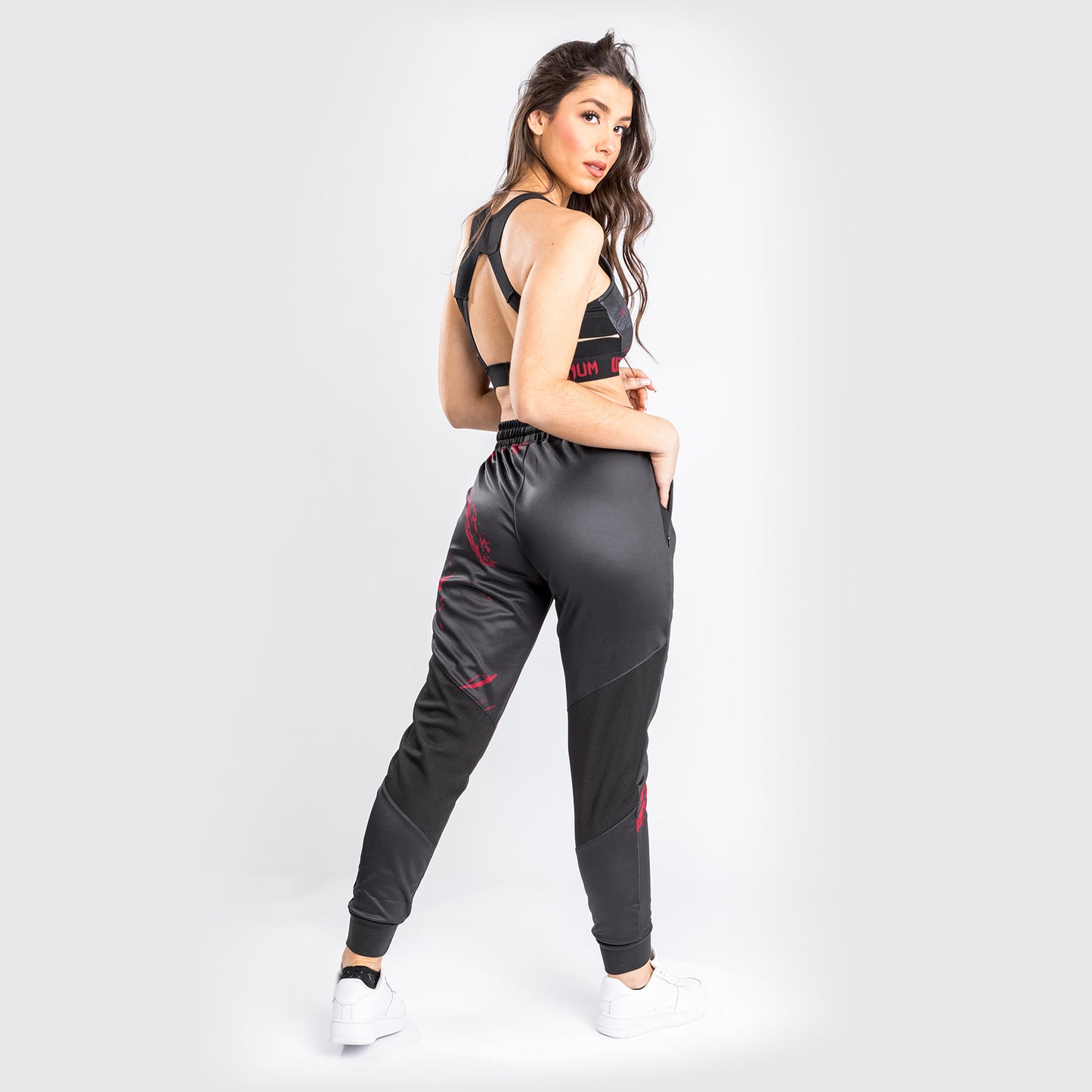 UFC Venum Authentic Fight Week 2.0 Sweatpants - Voor Dames -  Zwart/Rood