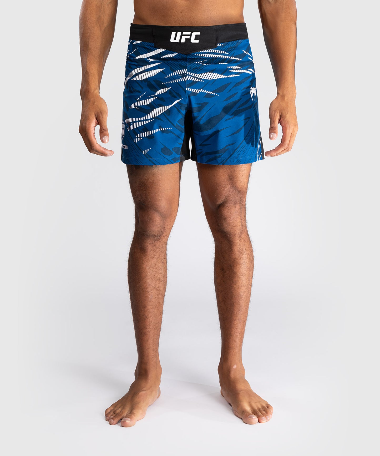 UFC Fusion by Venum Personalized Authentic Fight Night Fight Shorts voor Heren - Kort Fit - Blauw