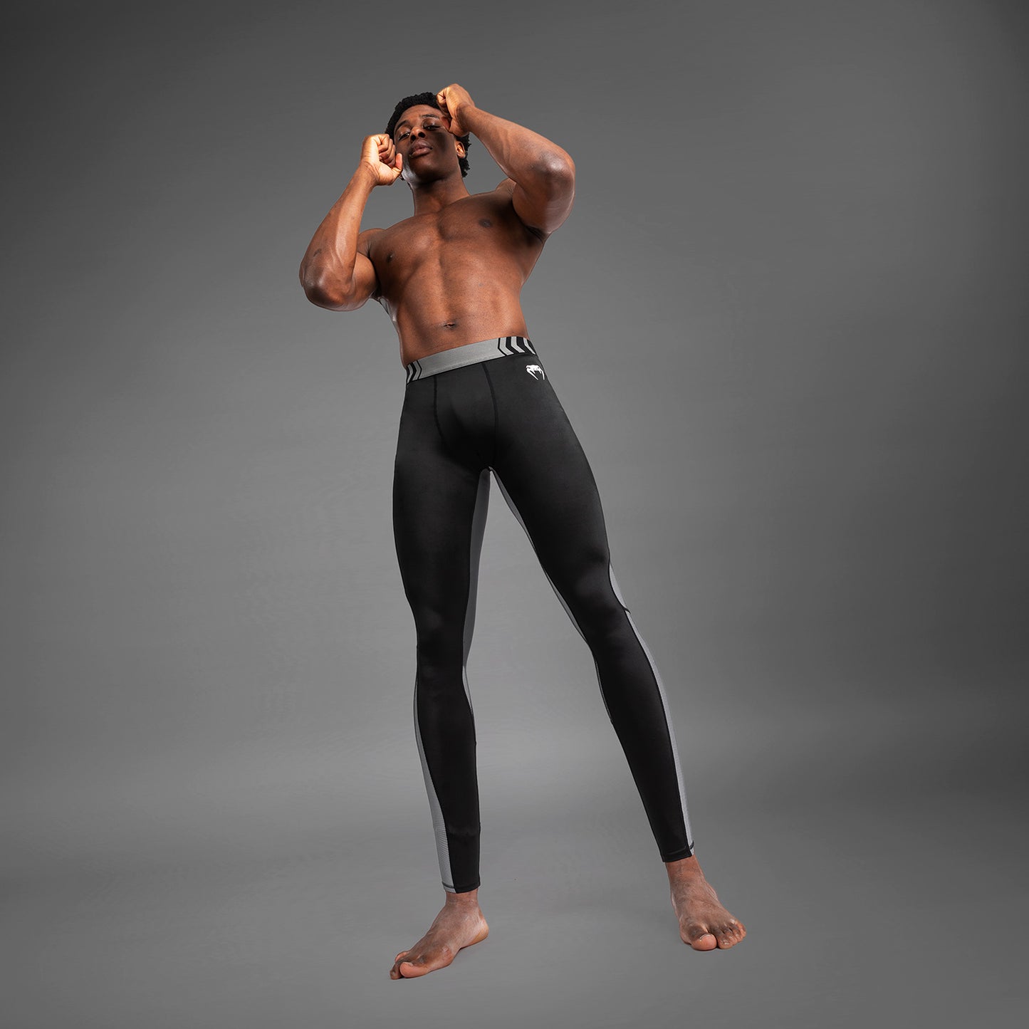 Venum Tempest Herenleggings - Zwart/Grijs