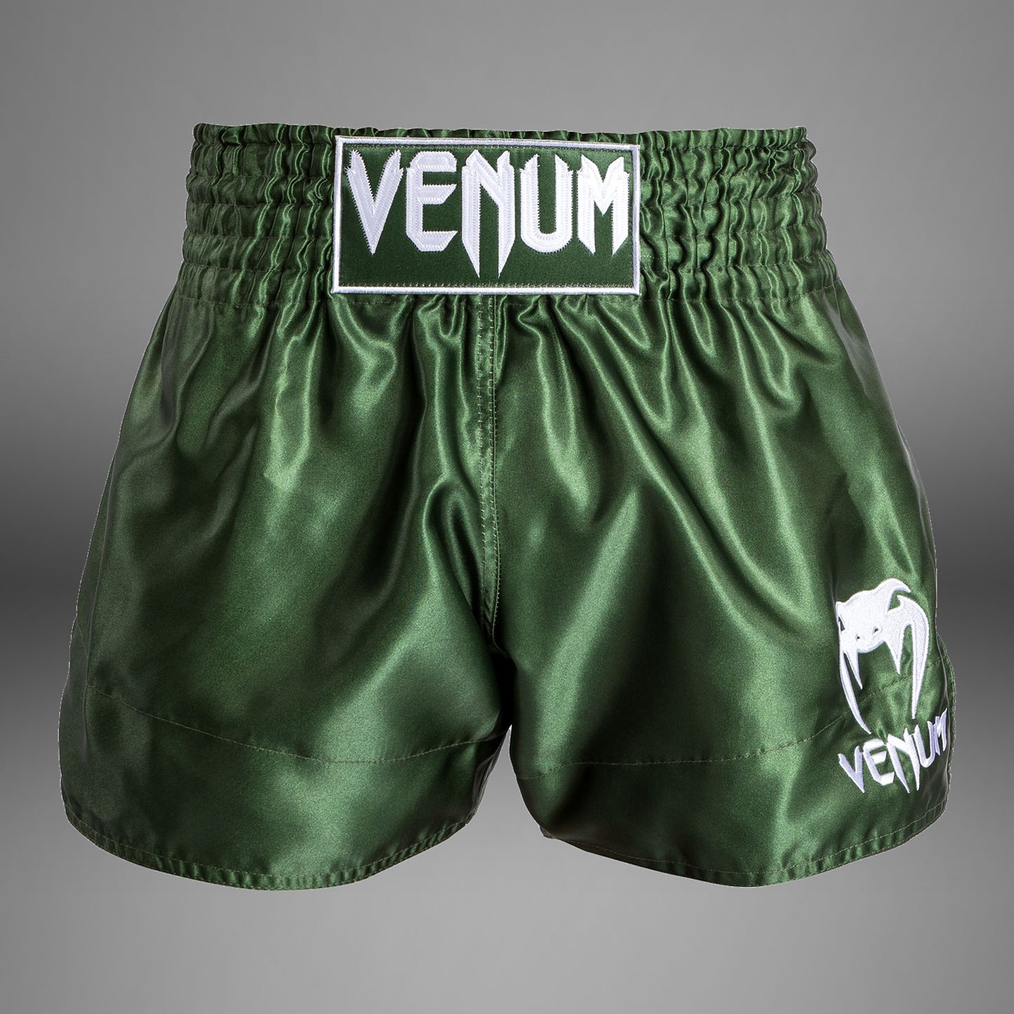 Venum Classic Muay Thai-short Khaki/Wit