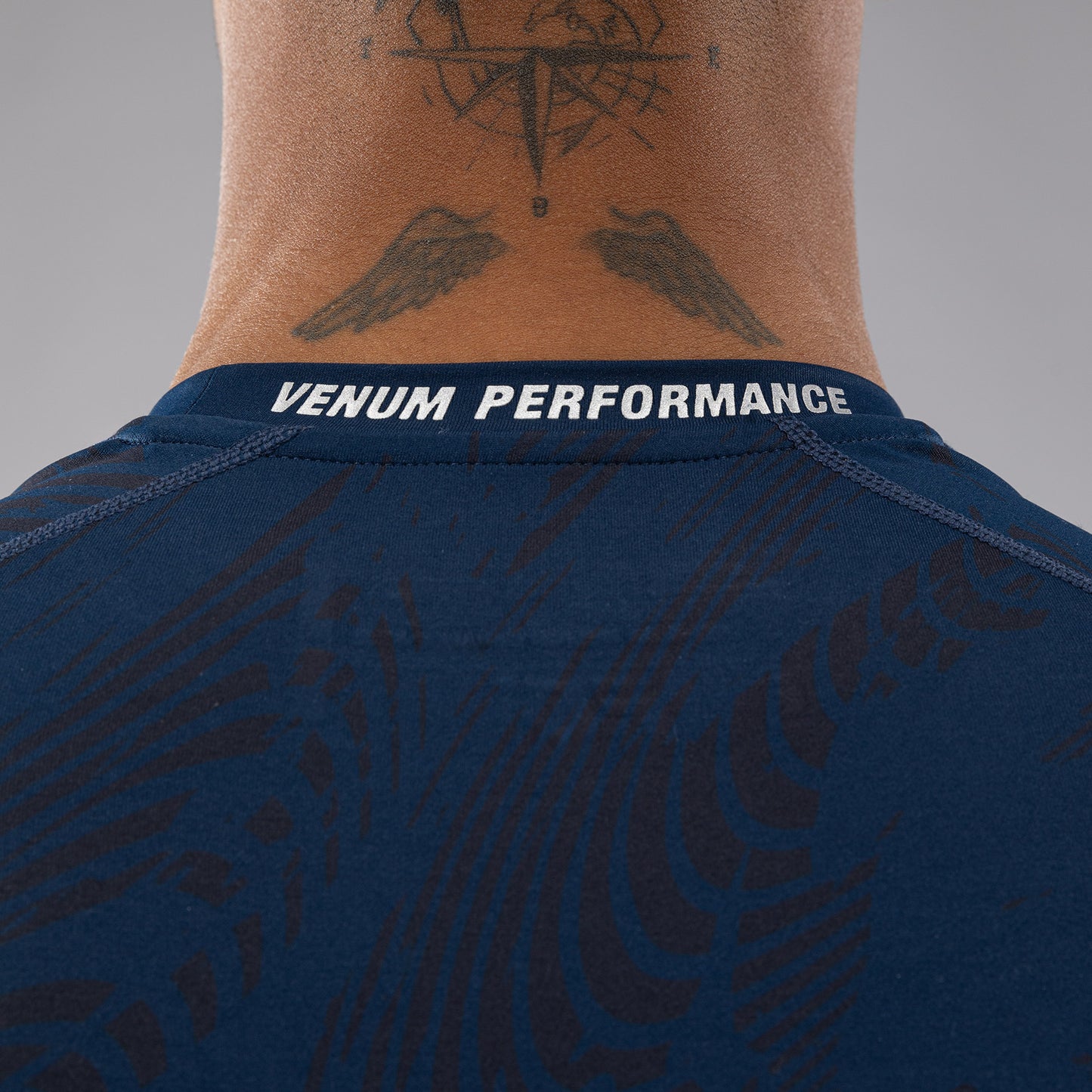 UFC Fusion by Venum Fight Week Performance Rashguard met Korte Mouwen voor Heren - Oceaanblauw