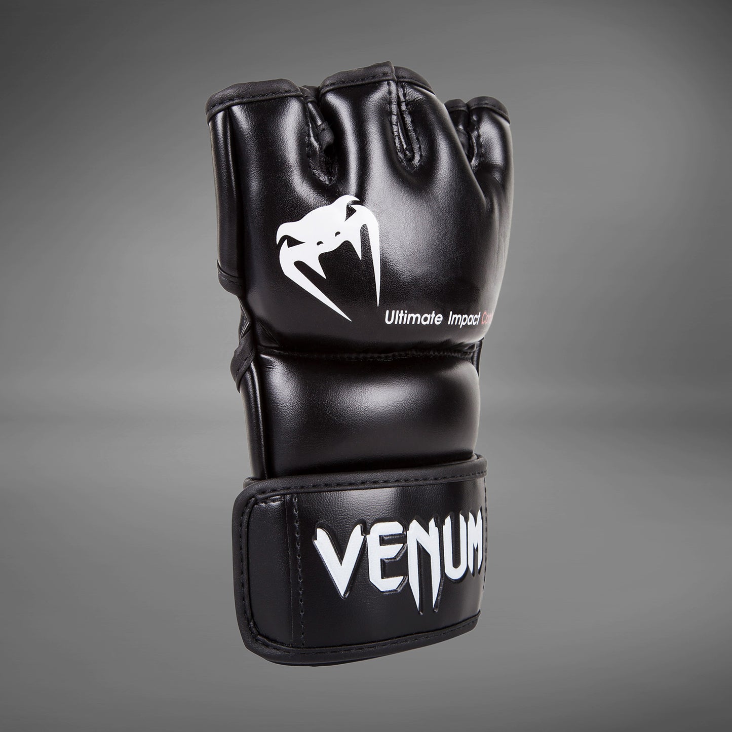 Venum Impact MMA Handschoenen - Skintex Leder - Zwart