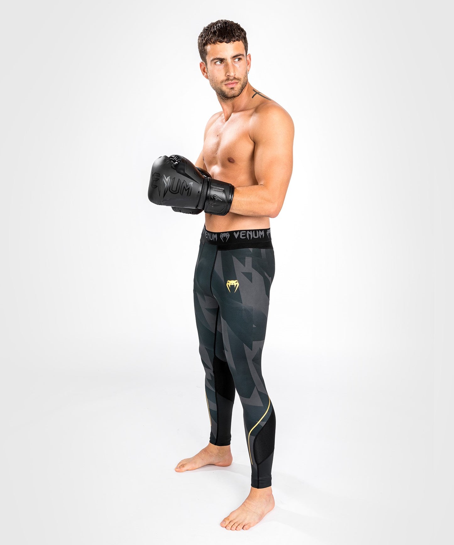 Venum Razor Compressiebroek - Zwart/Goud
