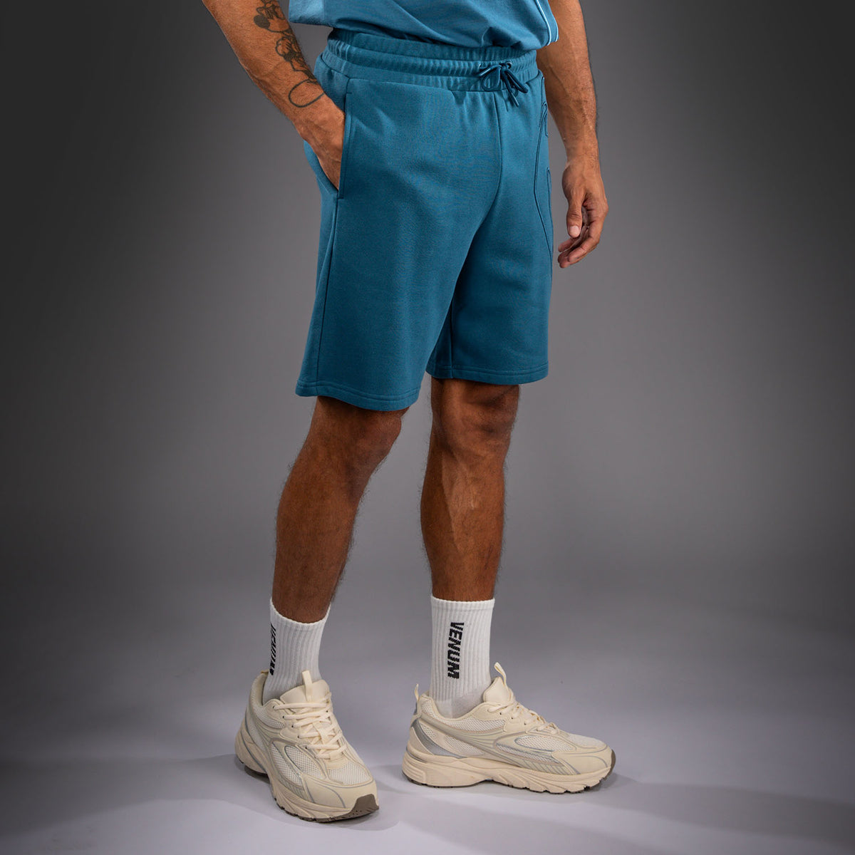 Venum Giant 3D Katoenen Short - Oceaanblauw