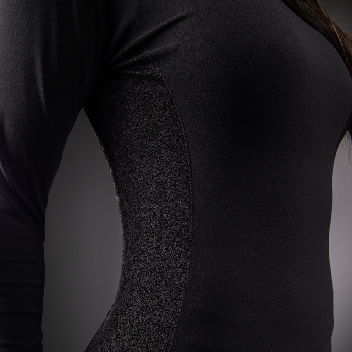 Venum Viper Rashguard met lange mouwen voor dames - Zwart