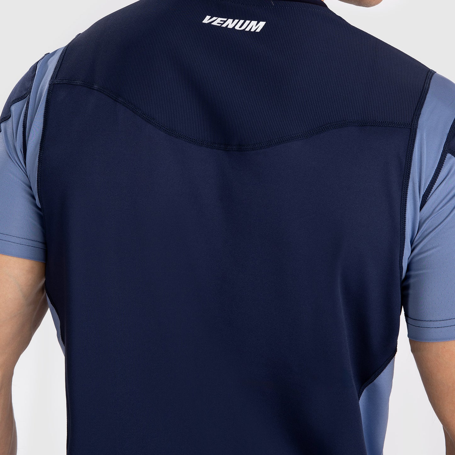 Venum Tempest Heren Dry-Tech T-Shirt - Marineblauw/Blauw