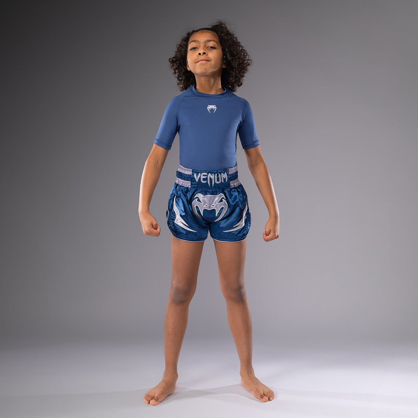 Venum Inferno Thai Shorts voor Kinderen  - Koninklijk Blauw
