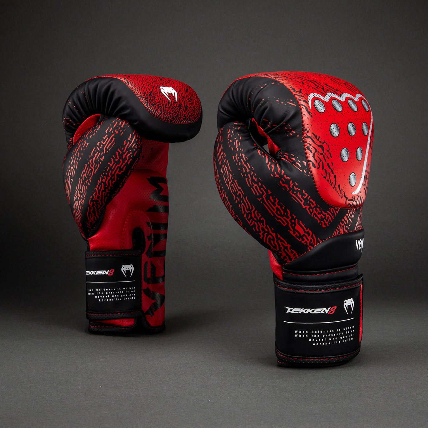 Venum x TEKKEN 8 Bokshandschoenen - Kazuya - Rood/Zwart