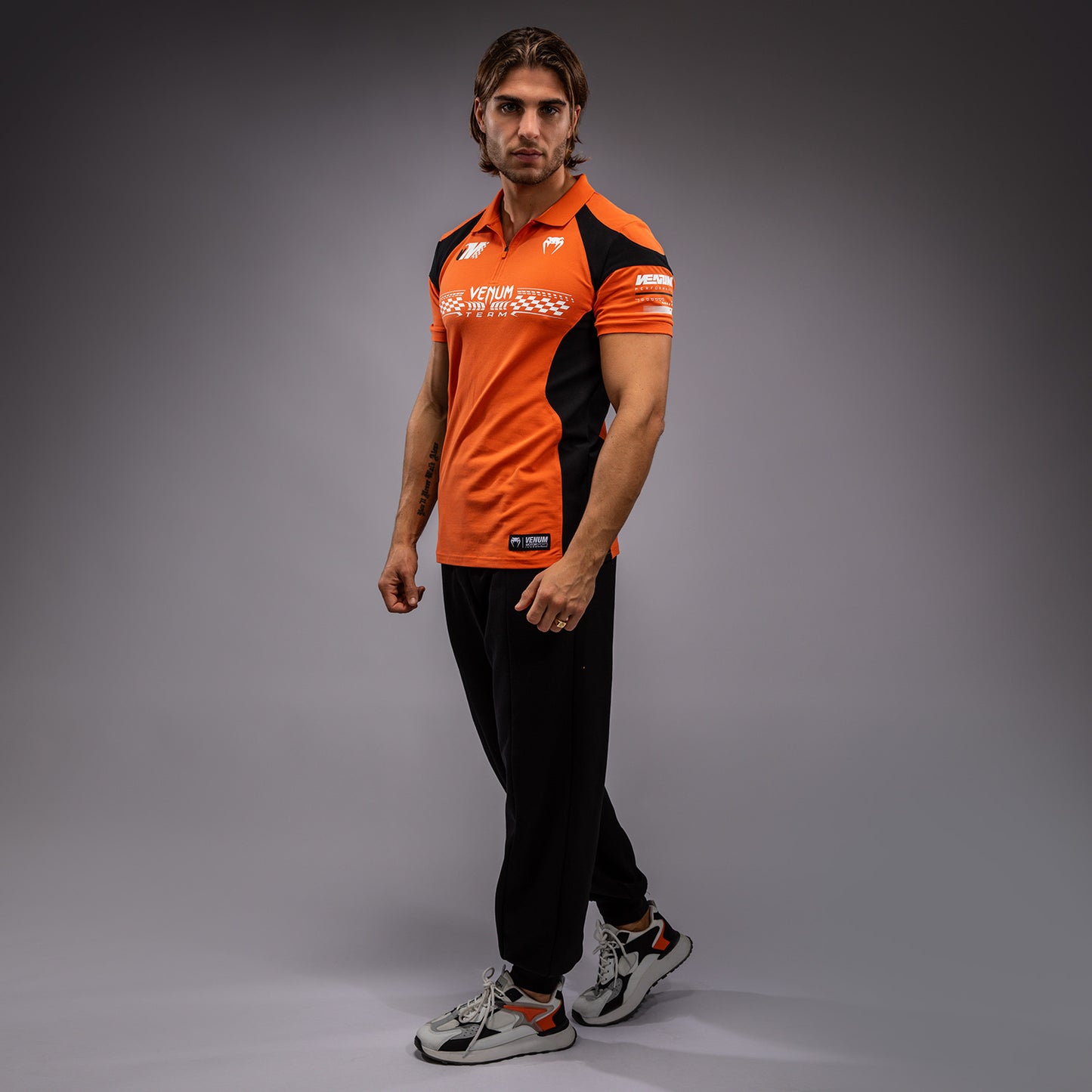 Venum Motorsport Katoenen Polo - Tangerine