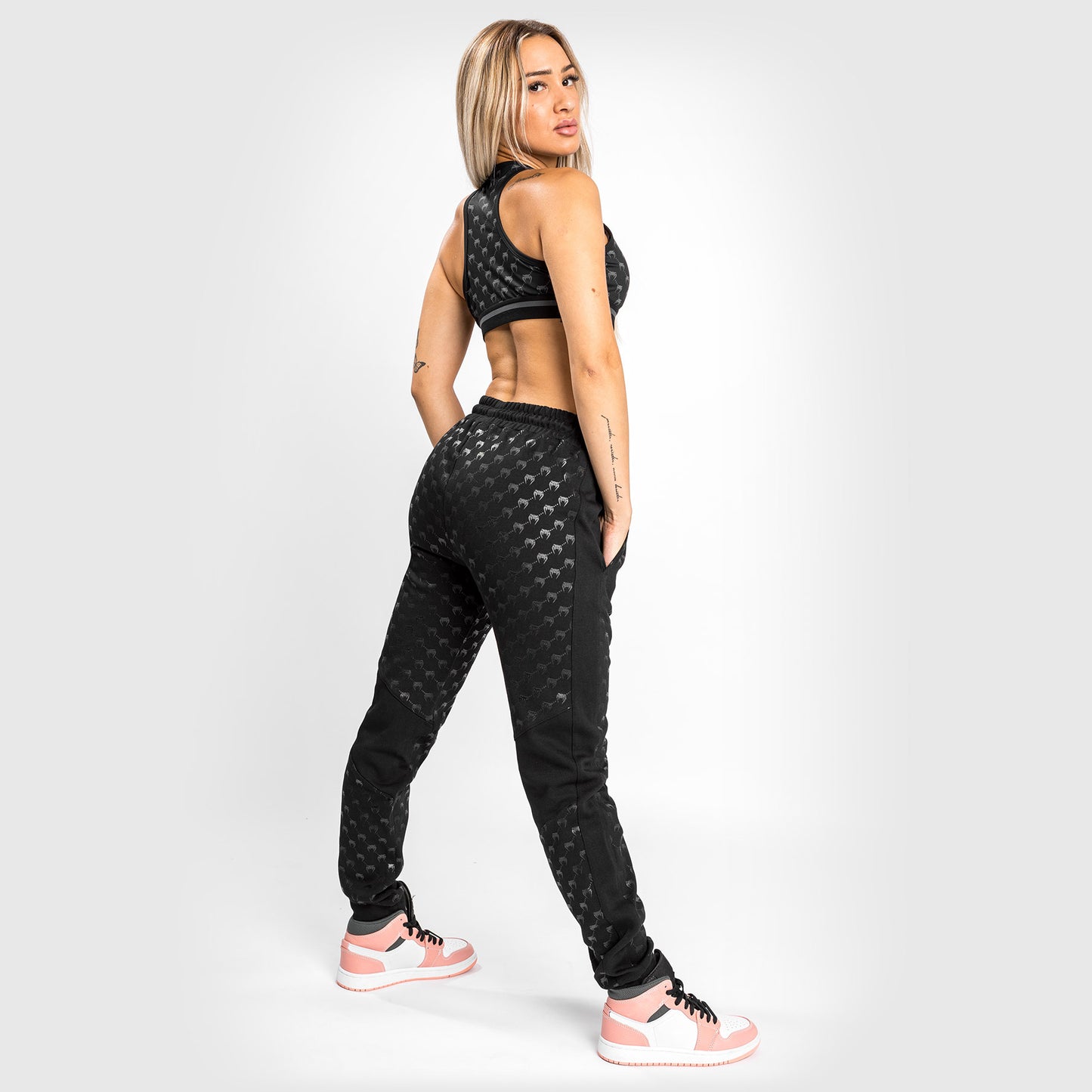 Venum Monogram Joggingbroek voor dames - Zwart/Roze Goud