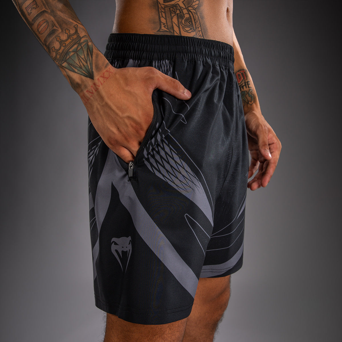 Venum Amazonia Reborn Trainingsshort - Zwart/Grijs