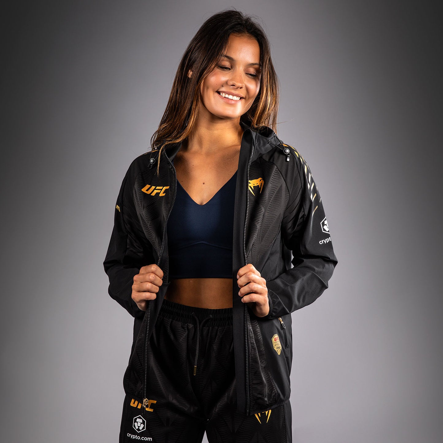UFC Zenith by Venum Authentic Fight Night Walkout Hoodie Dames - Champion