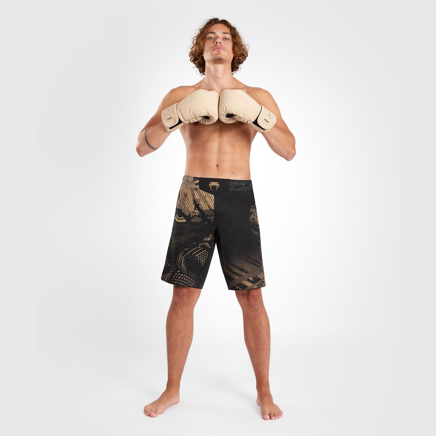 Venum Gorilla Jungle Fightshort - Zwart/Zand