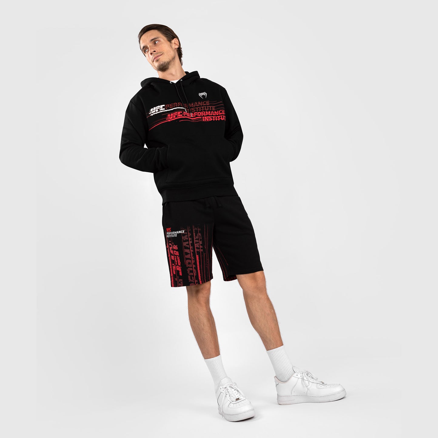 UFC Venum Performance Institute 2.0 Hoodie voor Mannen - Zwart/Rood