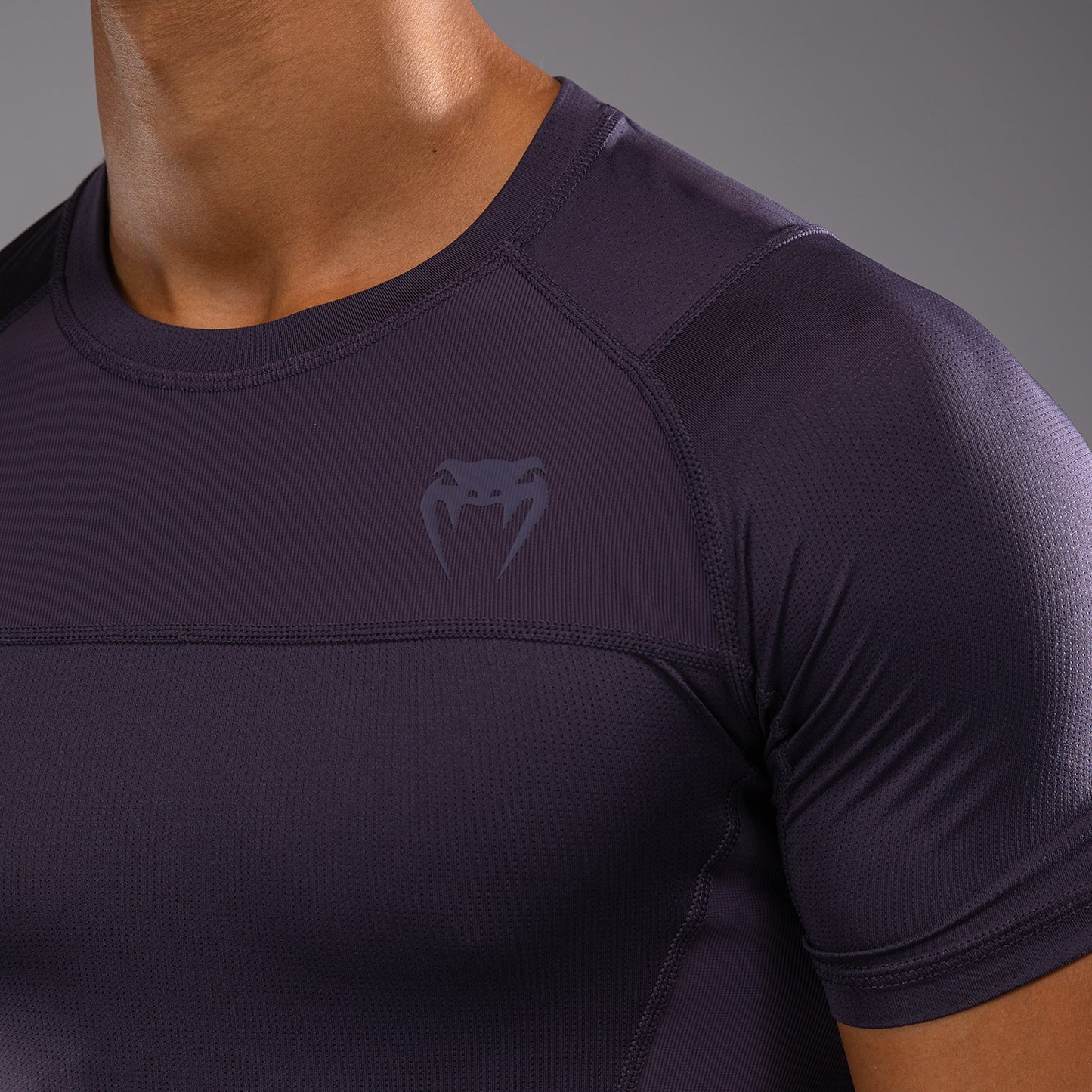 Venum G-Fit Air Korte Mouw Rashguard Heren - Donkerpaars