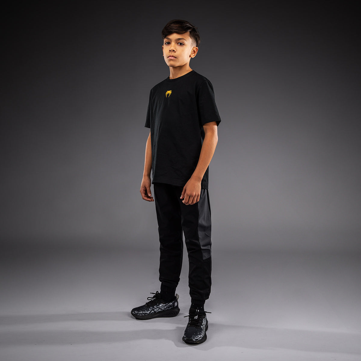 Venum Essential Katoenen T-shirt voor kinderen - Zwart/Goud