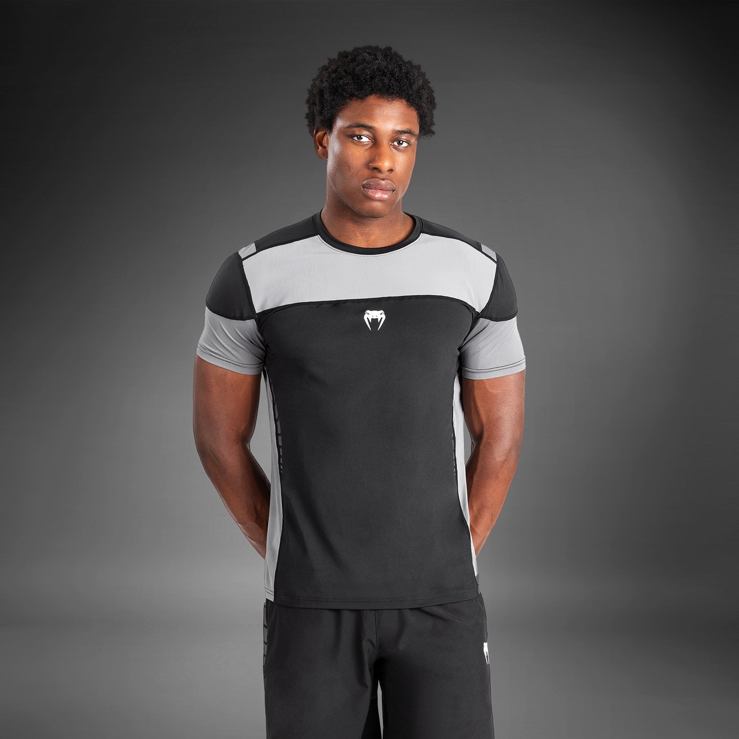 Venum Tempest Heren Dry-Tech T-Shirt - Zwart/Grijs