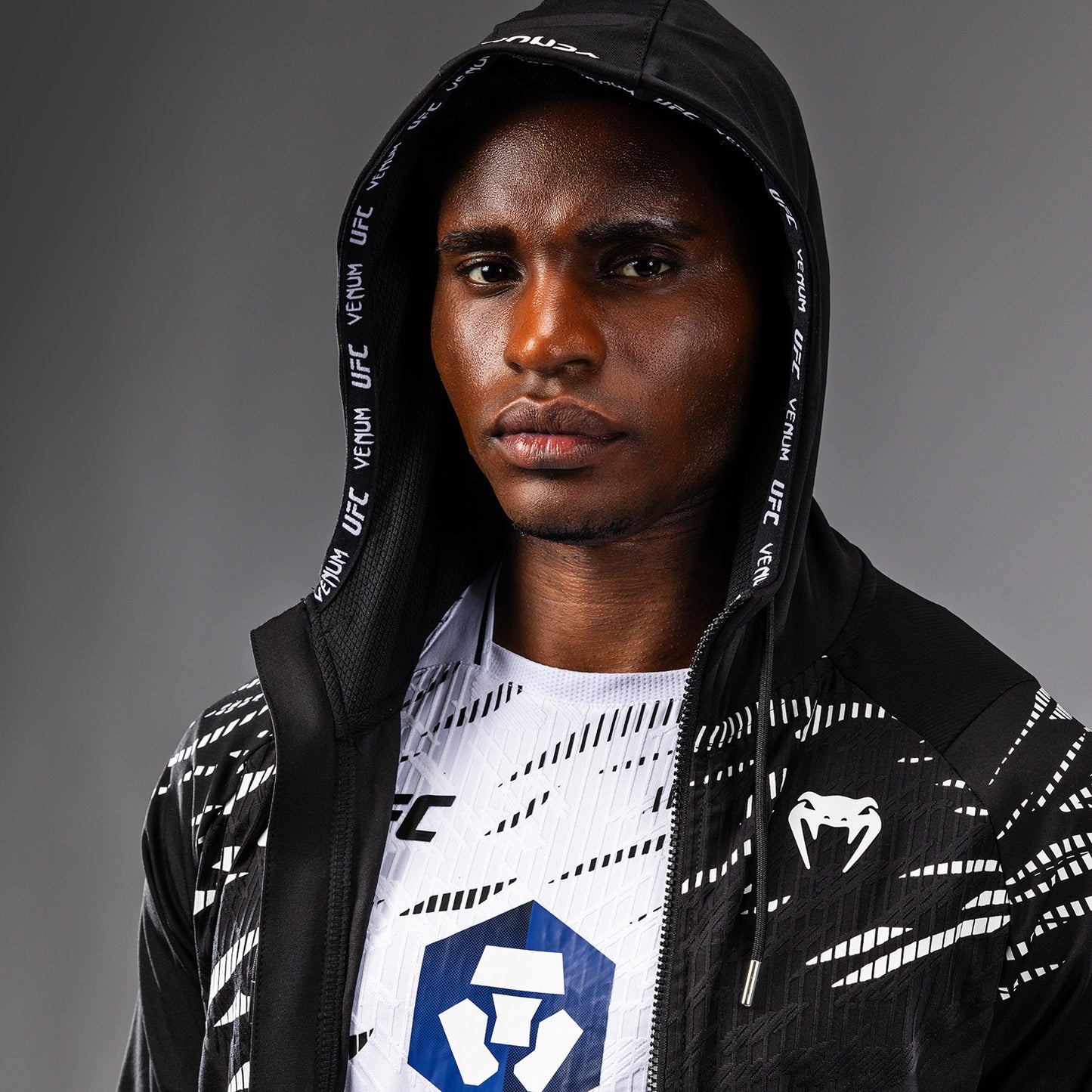 UFC Fusion by Venum Authentic Fight Night Hoodie voor Heren - Zwart