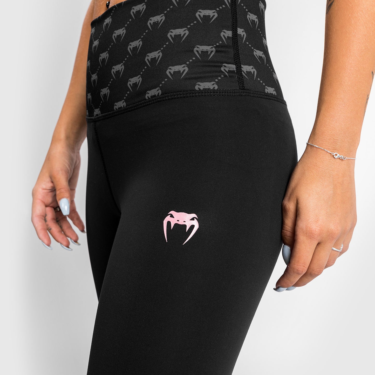 Venum Monogram Legging 7/8 - Zwart/Roze Goud
