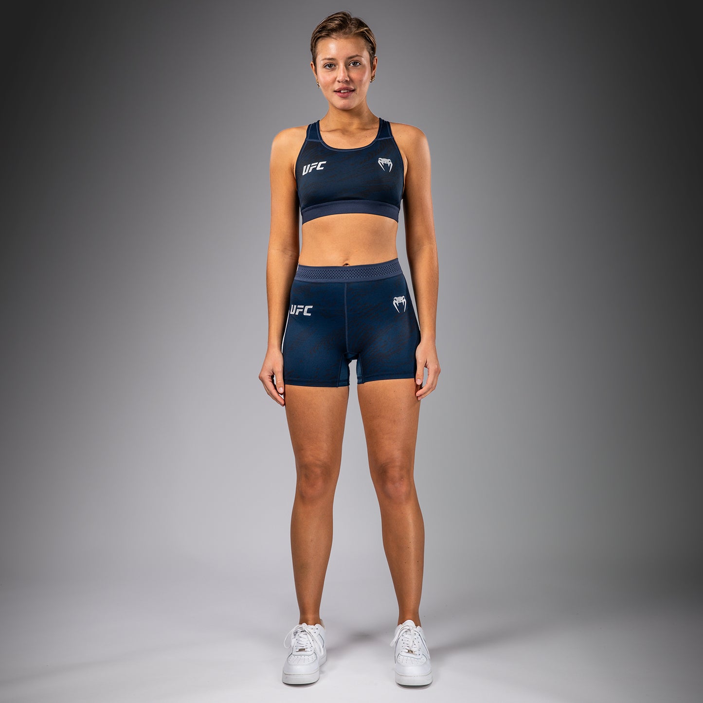 UFC Fusion by Venum Fight Week Vale Tudo Shorts voor Dames - Oceaanblauw