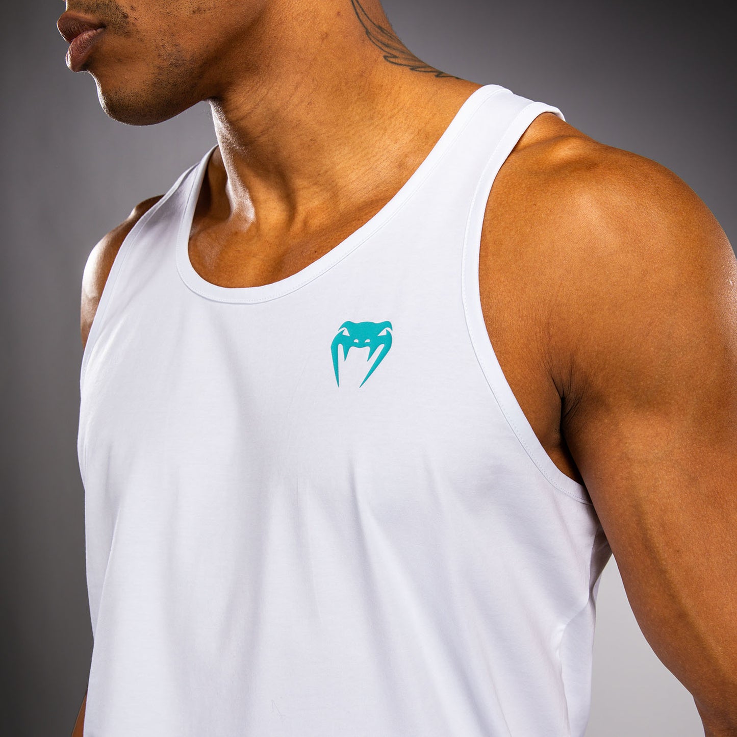 Venum Aqua Tanktop – Wit/Turkoois
